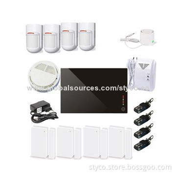 GSM Alarm Systems, Kit Come with 4 Inside Antenna PIR Sensor & Wireless Door/Window Magnetic Contact